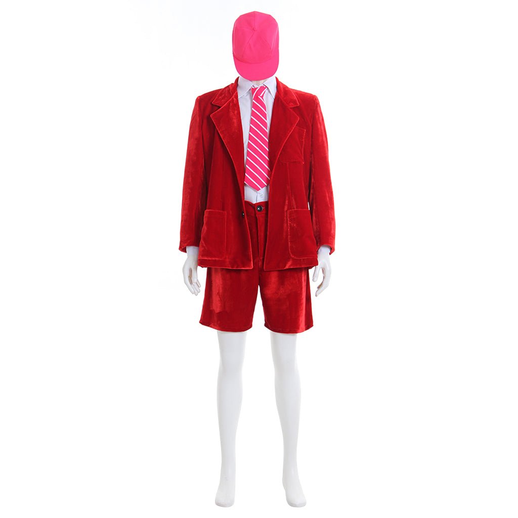 Astricos Angus Young School Boy Cosplay Costume – Men’s Velvet Coat & Shorts Set - Astricos