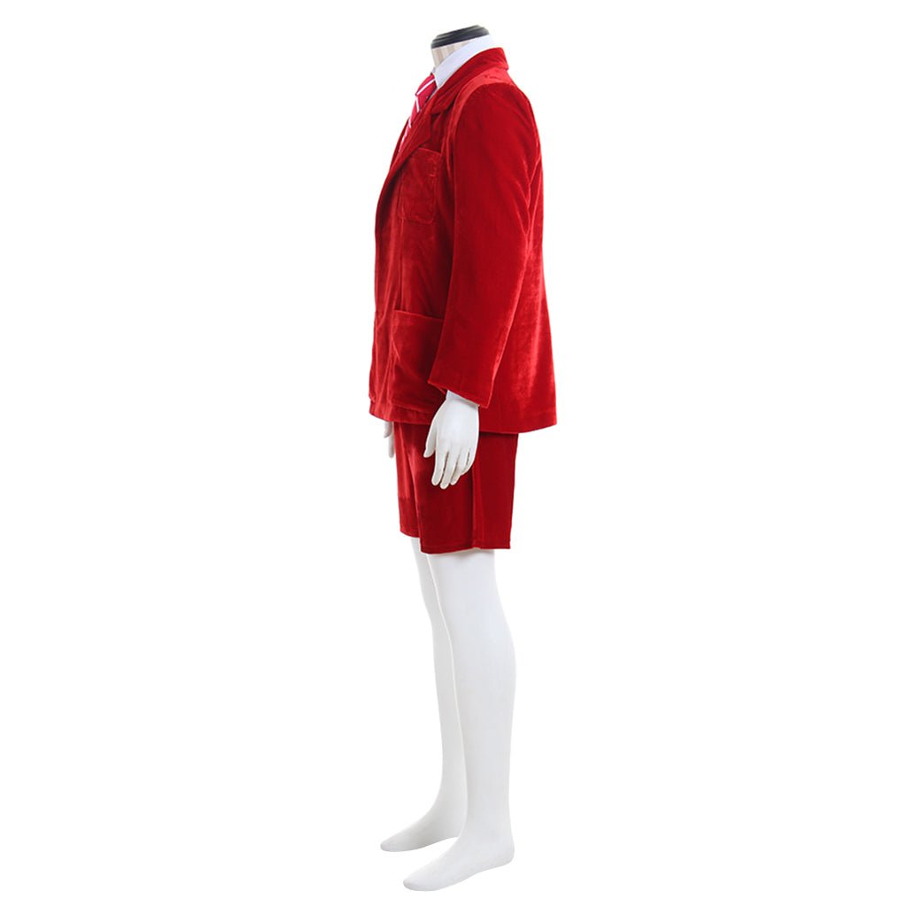 Astricos Angus Young School Boy Cosplay Costume – Men’s Velvet Coat & Shorts Set - Astricos