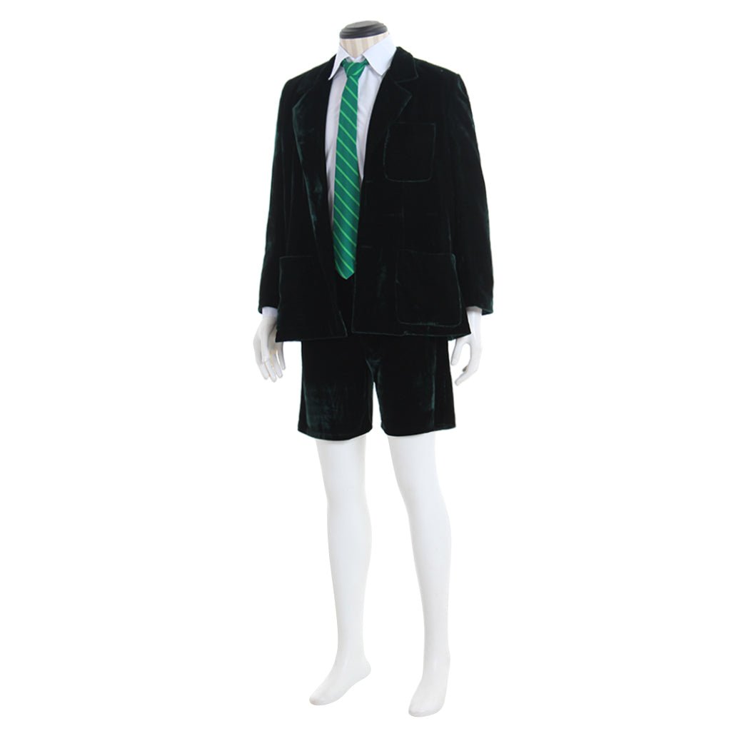 Astricos Angus Young School Boy Cosplay Costume – Men’s Velvet Coat & Shorts Set - Astricos