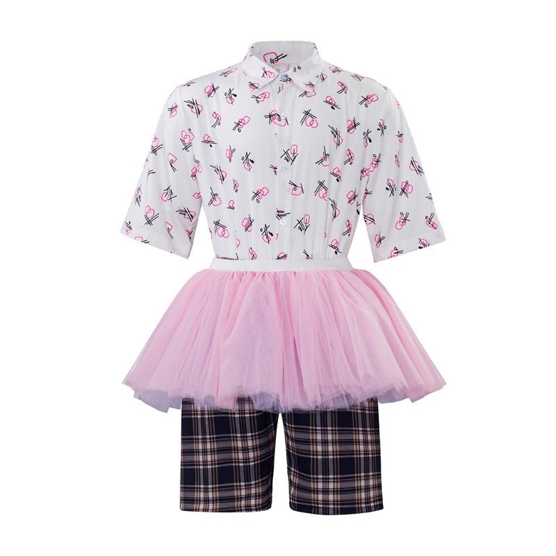 Astricos Adult Ace Ventura Cosplay - Iconic Pink Tutu Skirt Outfit for Halloween & Themed Parties - Astricos