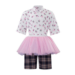 Astricos Adult Ace Ventura Cosplay - Iconic Pink Tutu Skirt Outfit for Halloween & Themed Parties - Astricos