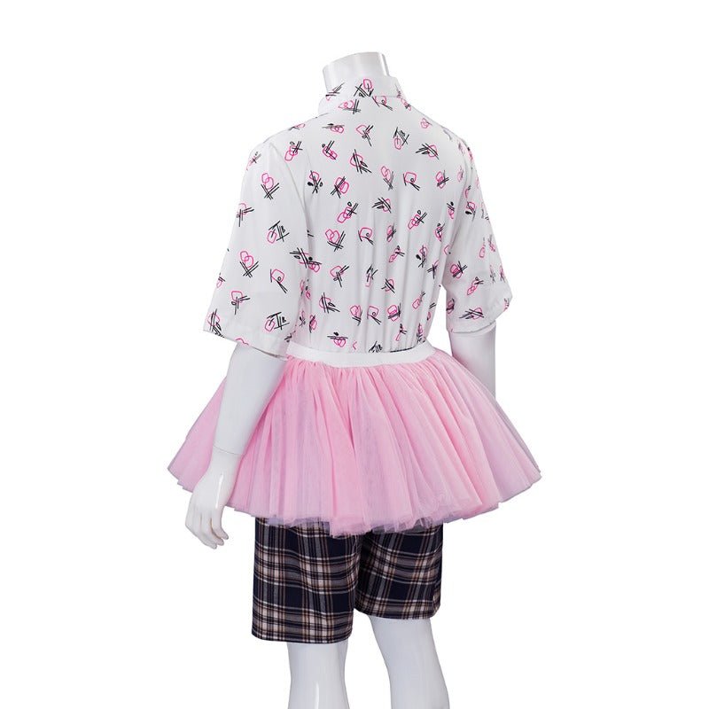 Astricos Adult Ace Ventura Cosplay - Iconic Pink Tutu Skirt Outfit for Halloween & Themed Parties - Astricos