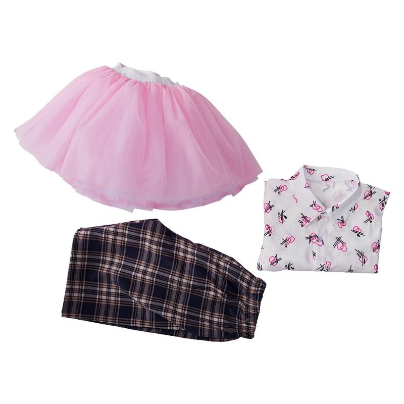 Astricos Adult Ace Ventura Cosplay - Iconic Pink Tutu Skirt Outfit for Halloween & Themed Parties - Astricos