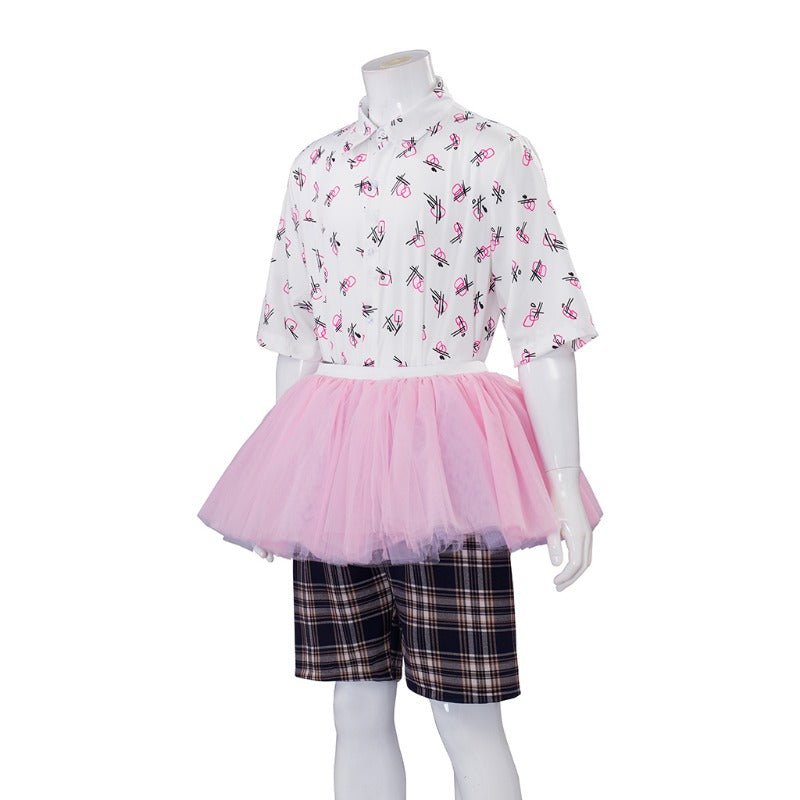 Astricos Adult Ace Ventura Cosplay - Iconic Pink Tutu Skirt Outfit for Halloween & Themed Parties - Astricos