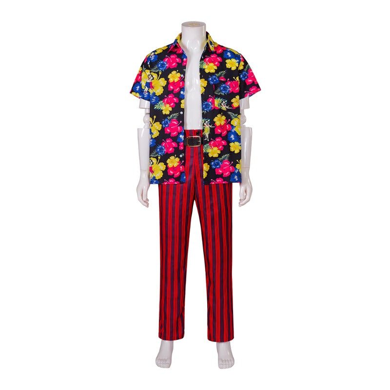 Astricos Pet Detective Cosplay Costume Hawaiian Shirt Pants Belt Full Set - Astricos