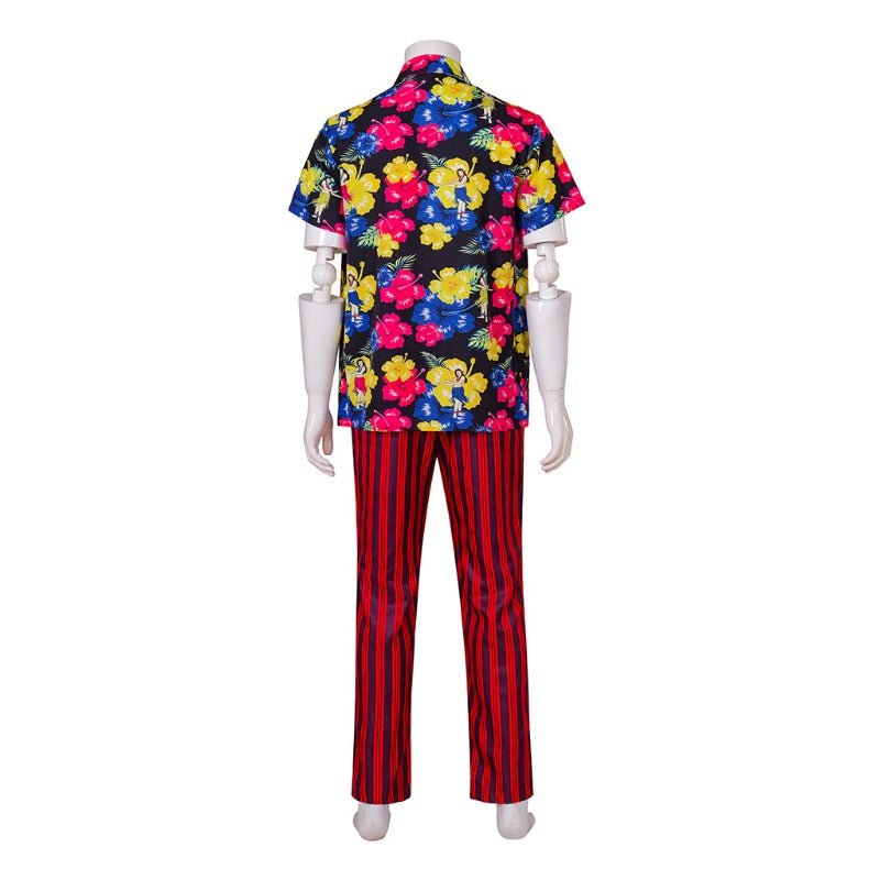 Astricos Pet Detective Cosplay Costume Hawaiian Shirt Pants Belt Full Set - Astricos