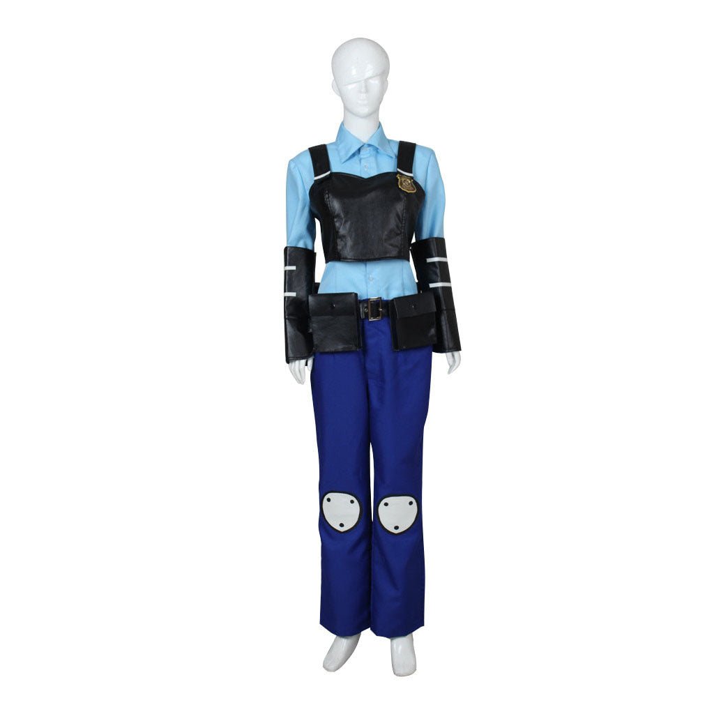 Adult Judy Cosplay Costume Astricos ZPD Officer Fantasy Women Police Uniform Shirt Pants Outfits for Halloween, Carnival, and Party Events - Astricos