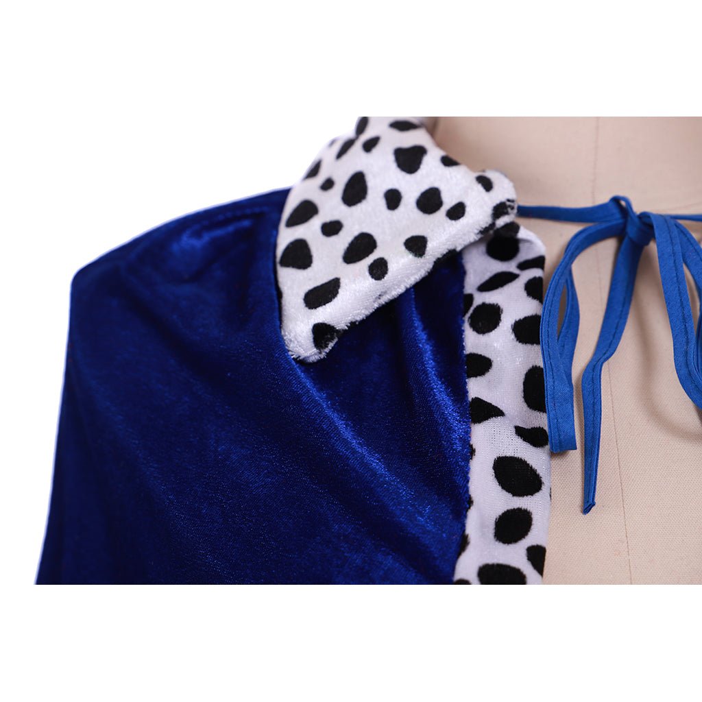 Adult Royal Blue Velvet Cloak - Ideal for Themed Parties, Cosplay, and Festive Celebrations - Astricos