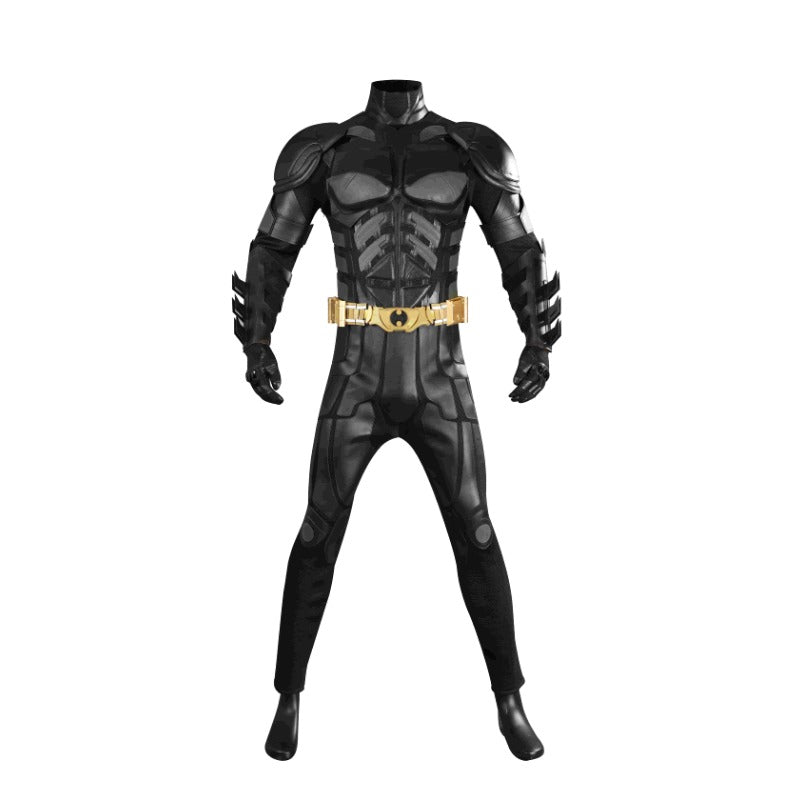 Adult Bat Knight Cosplay Costume with Cape & Mask for Halloween & Events - Astricos