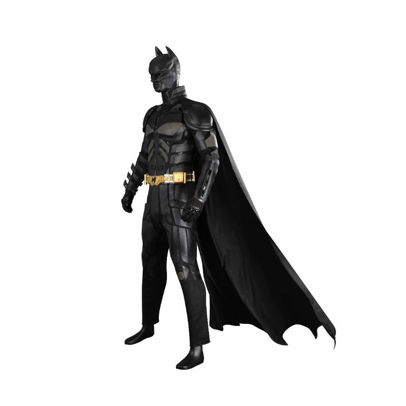 Adult Bat Knight Cosplay Costume with Cape & Mask for Halloween & Events - Astricos