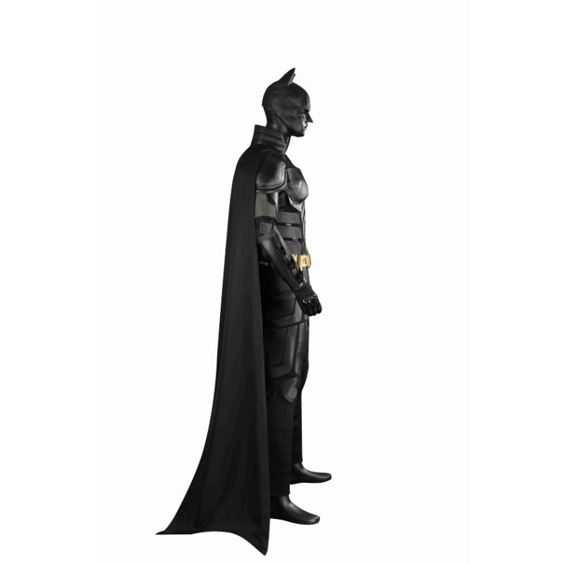 Adult Bat Knight Cosplay Costume with Cape & Mask for Halloween & Events - Astricos