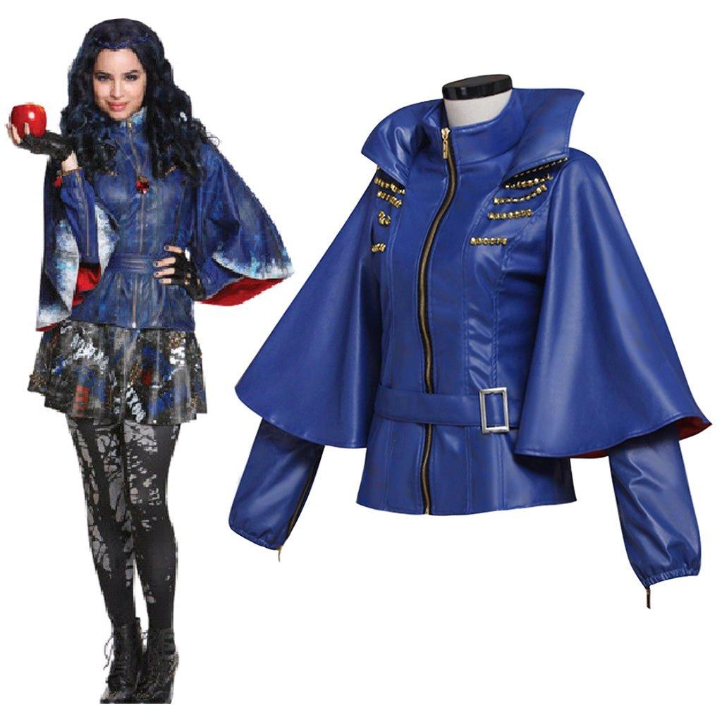 Adult Women Astricos Evie Cosplay Costume Blue Jacket - Astricos