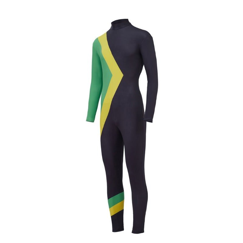 Adults Astricos Jamaican Bobsled Team Cosplay Bodysuit for Ice Sliding - Astricos