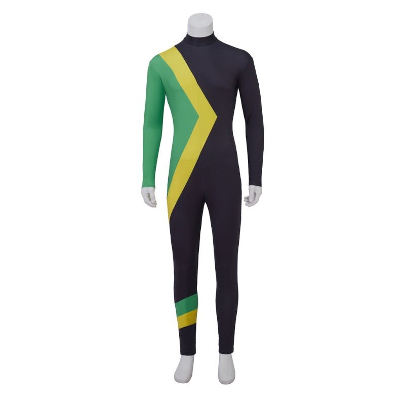 Adults Astricos Jamaican Bobsled Team Cosplay Bodysuit for Ice Sliding - Astricos