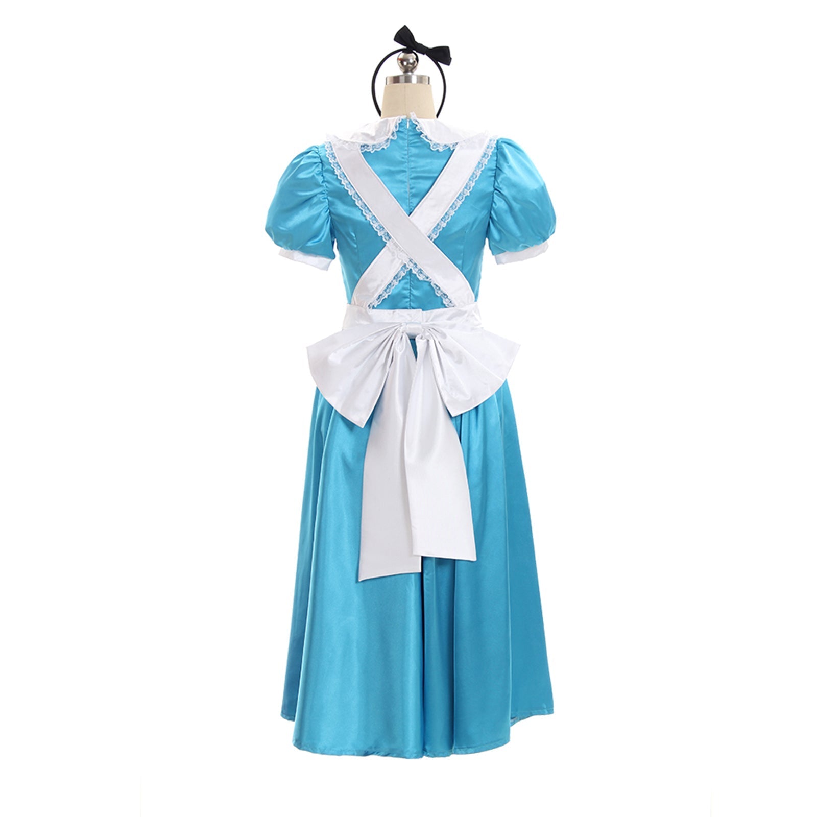 Astricos Alice Wonderland Blue Cosplay Dress | Enchanting Halloween Party Costume - Astricos