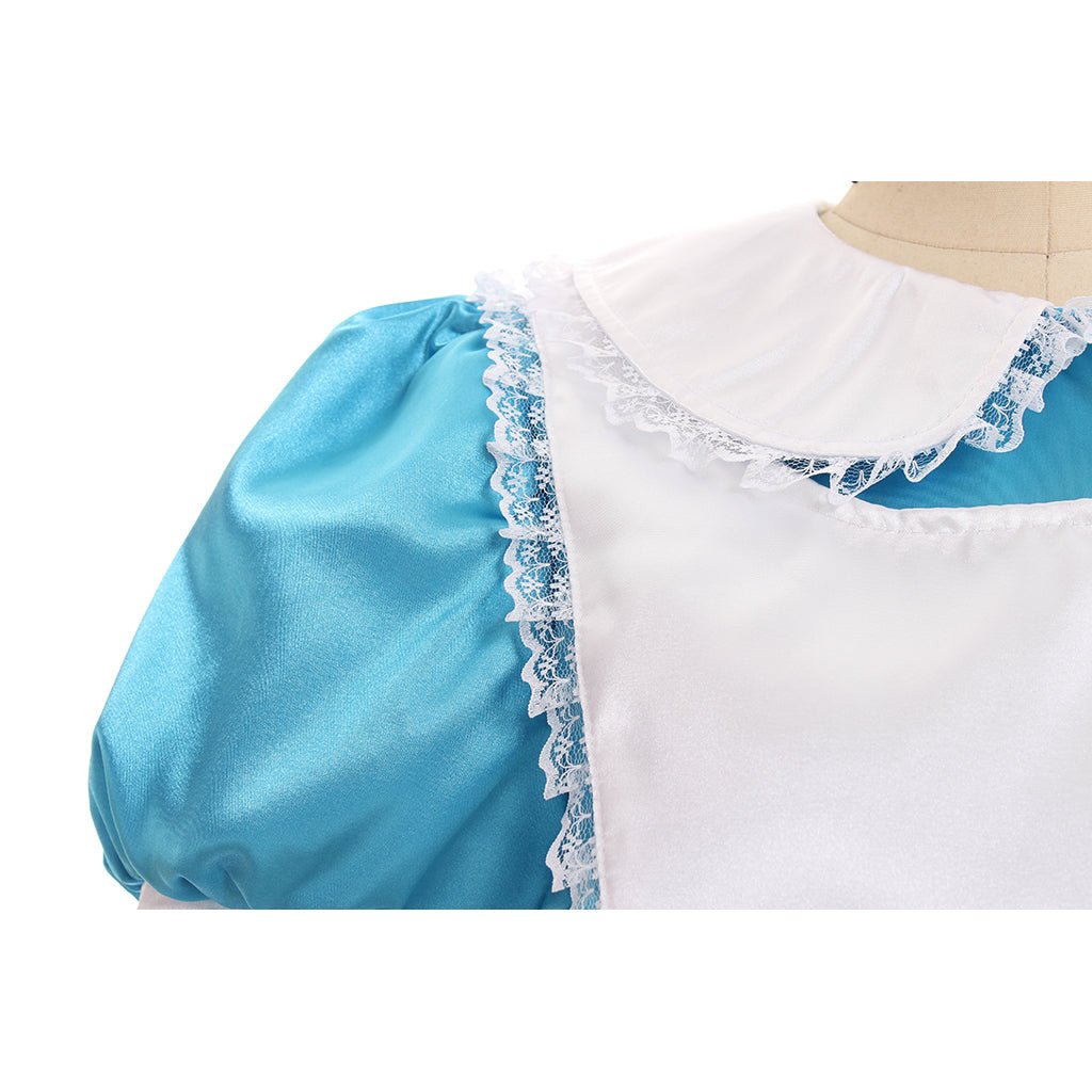 Astricos Alice Wonderland Blue Cosplay Dress | Enchanting Halloween Party Costume - Astricos