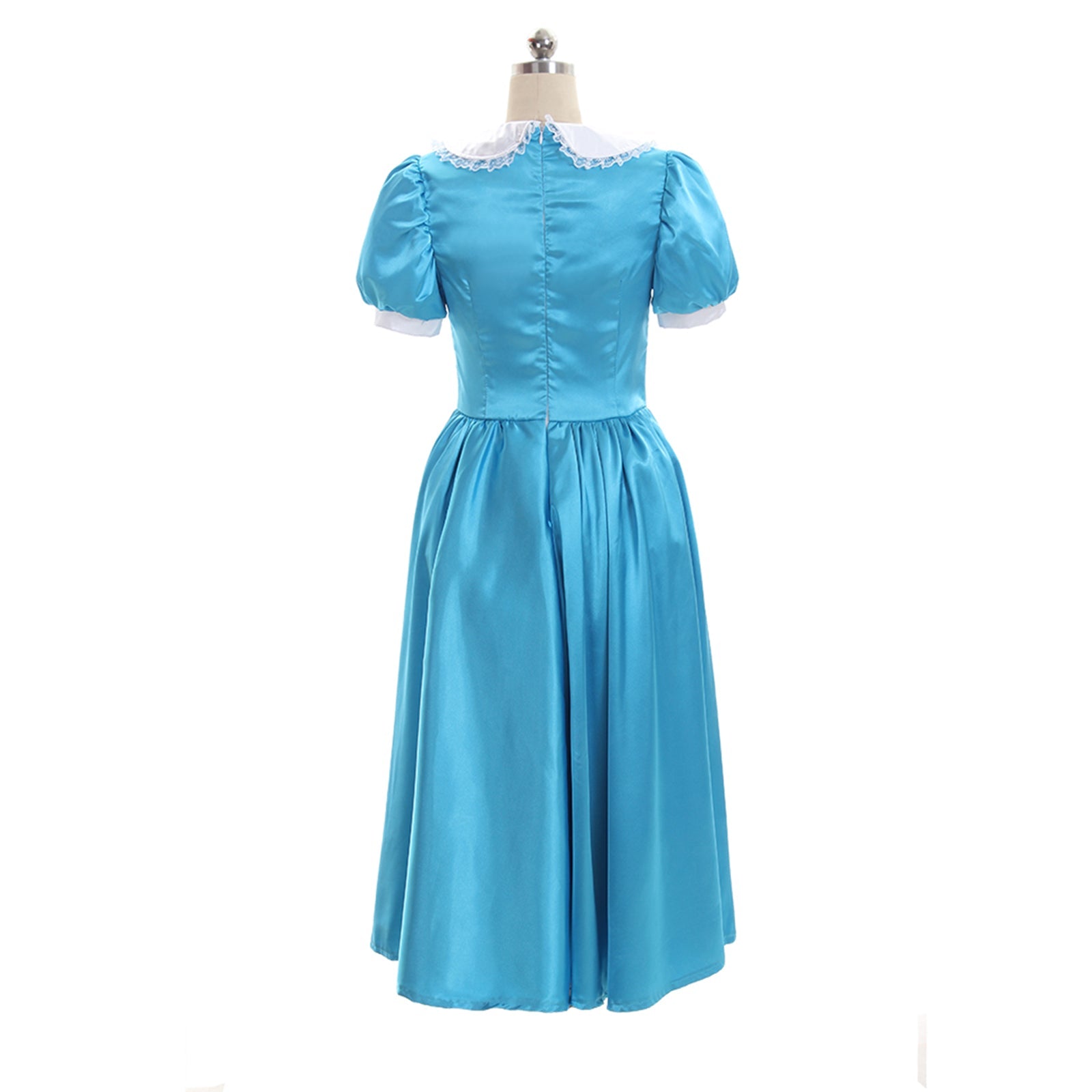 Astricos Alice Wonderland Blue Cosplay Dress | Enchanting Halloween Party Costume - Astricos