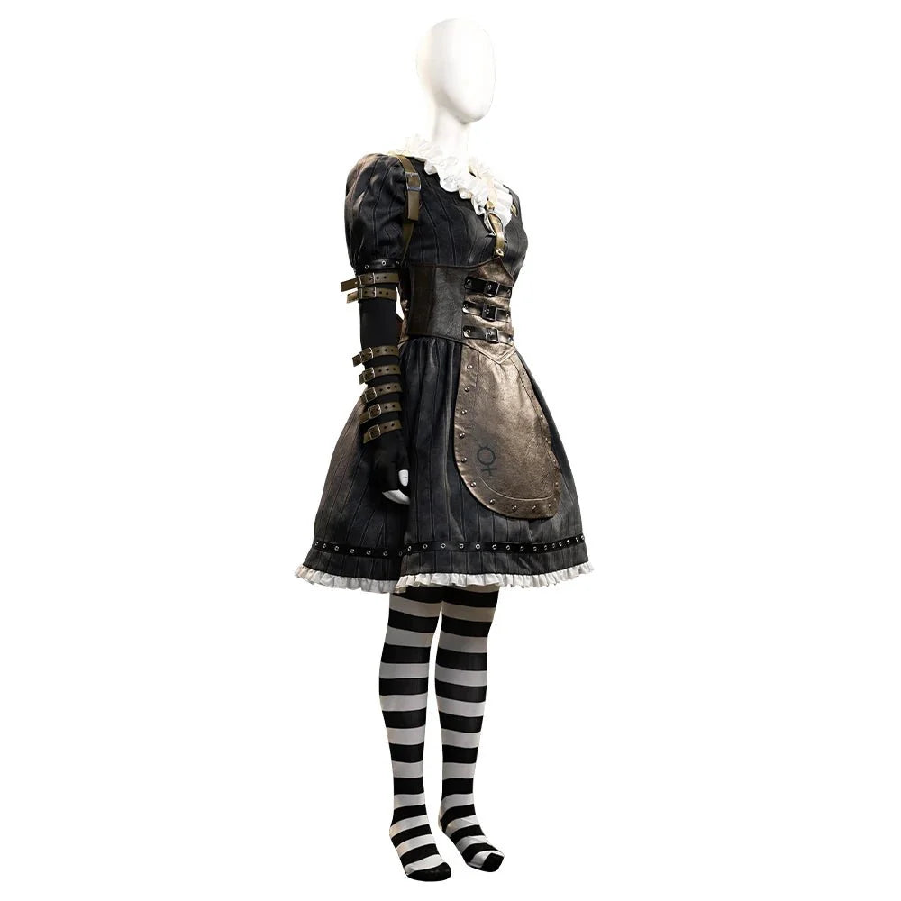 Astricos Gothic Steamdress Cosplay Costume for Women – Perfect for Halloween and Cosplay Events - Astricos