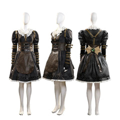 Astricos Gothic Steamdress Cosplay Costume for Women – Perfect for Halloween and Cosplay Events - Astricos