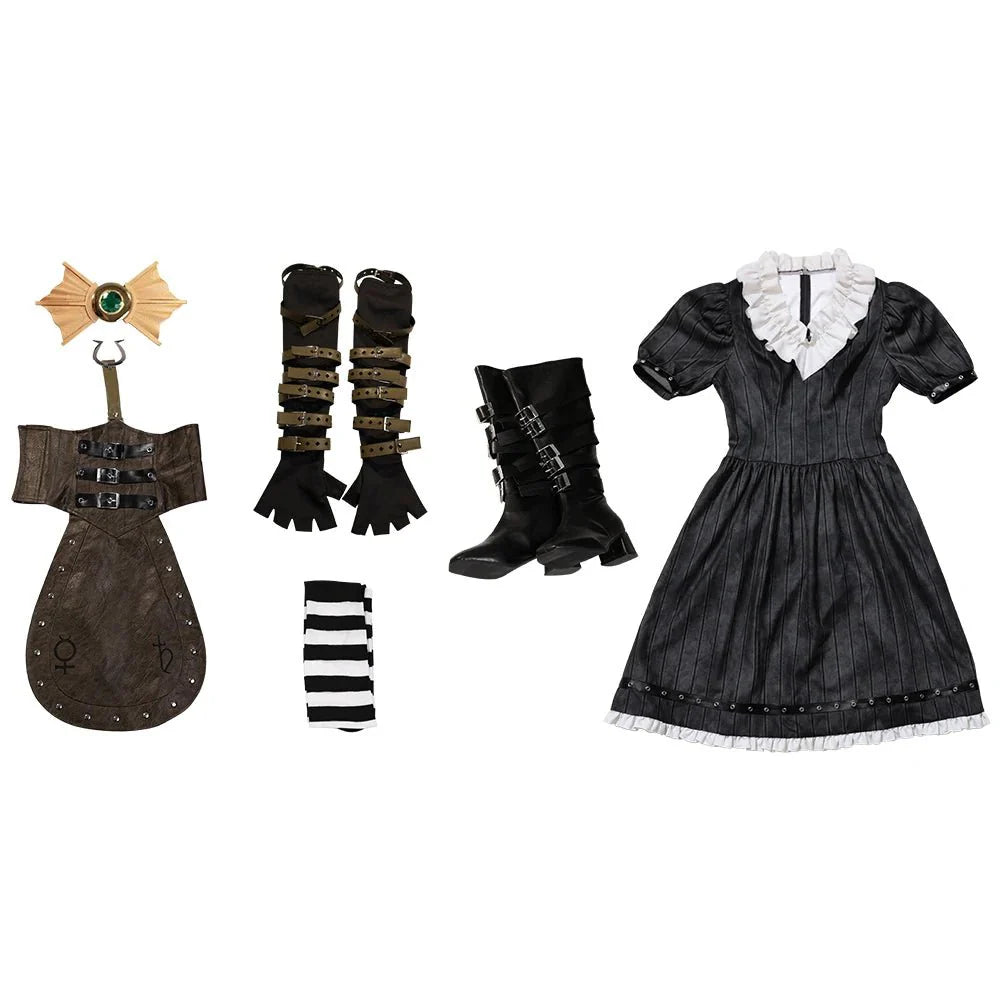 Astricos Gothic Steamdress Cosplay Costume for Women – Perfect for Halloween and Cosplay Events - Astricos