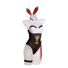 Astricos Amber Bunny Girl Costume - Genshin Impact Inspired Sexy Jumpsuit Full Set - Astricos