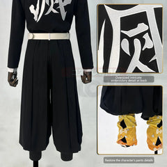 Astricos Agatsuma Zenitsu Cosplay Costume - Authentic Demon Slayer Wig, Haori, and Accessories for the Ultimate Fan Experience - Astricos