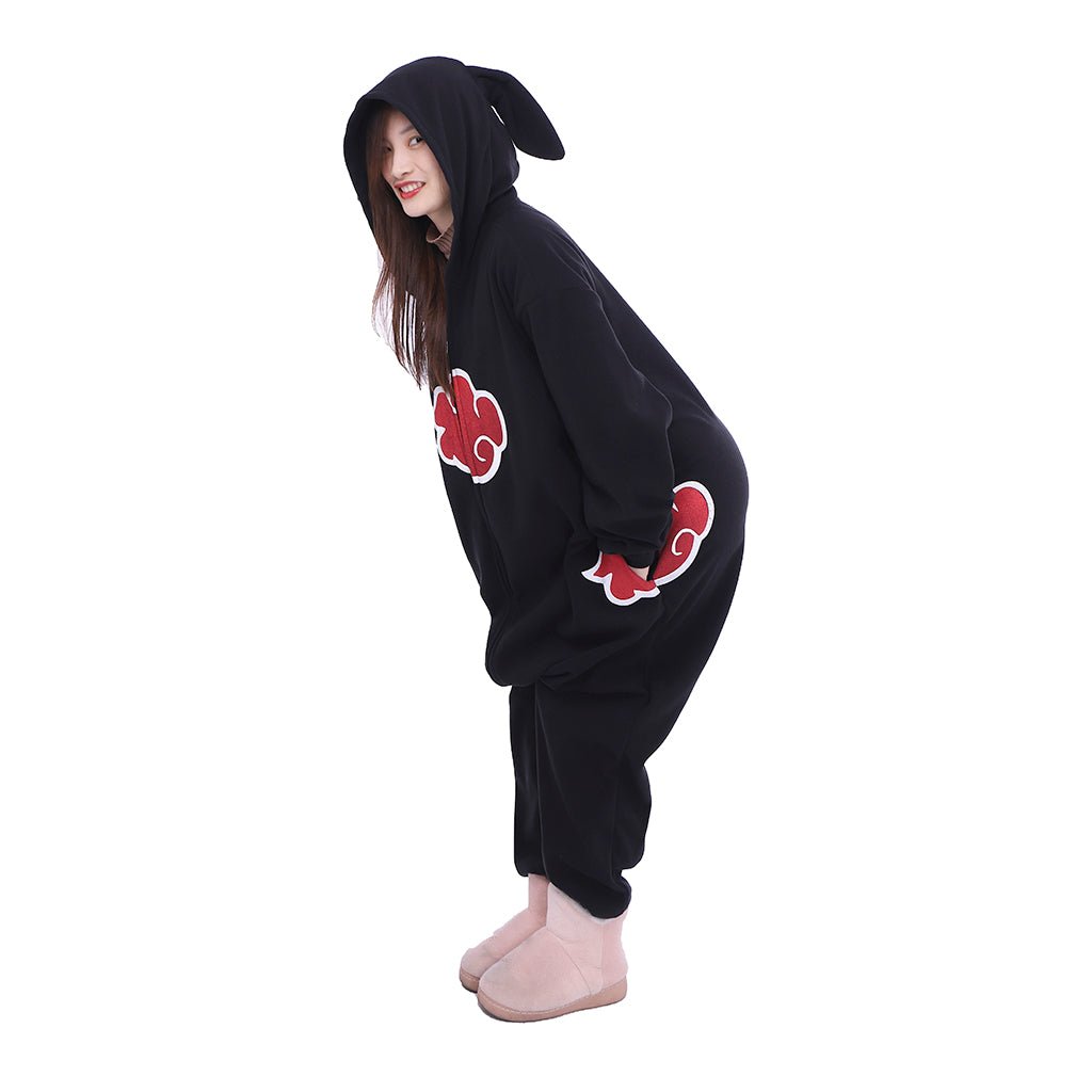 Astricos Akatsuki Cloud Sleepwear Adult Unisex Onesies Polyester Pyjamas Nightwear Halloween Carnival Cosplay Costume - Astricos