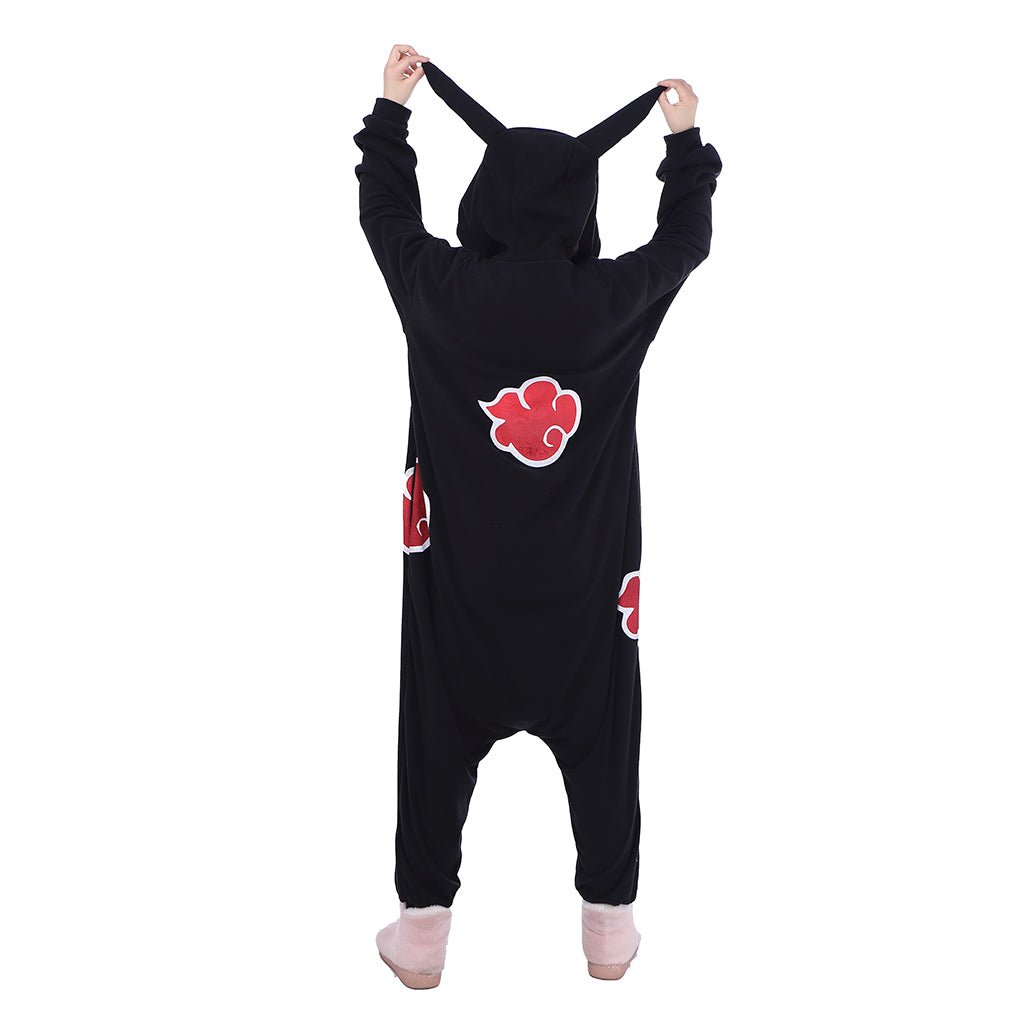 Astricos Akatsuki Cloud Sleepwear Adult Unisex Onesies Polyester Pyjamas Nightwear Halloween Carnival Cosplay Costume - Astricos