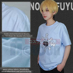 Astricos Chifuyu Matsuno Cosplay Costume Casual Blue Cotton T-shirt for Daily and Holiday Wear - Astricos