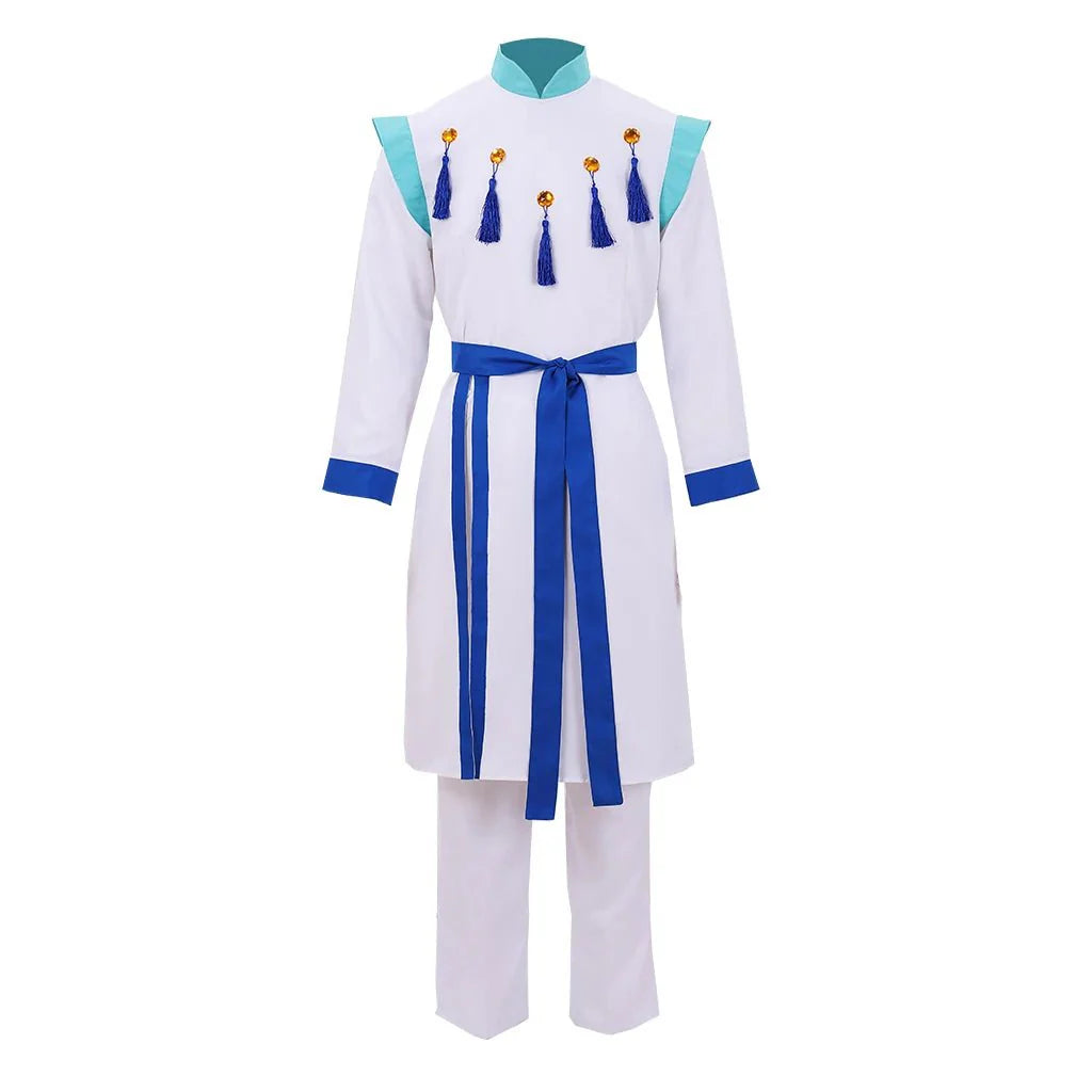 Astricos Anime Cosplay Prince Costume Men - Helios White Priest Uniform for Halloween Carnival Parties - Astricos