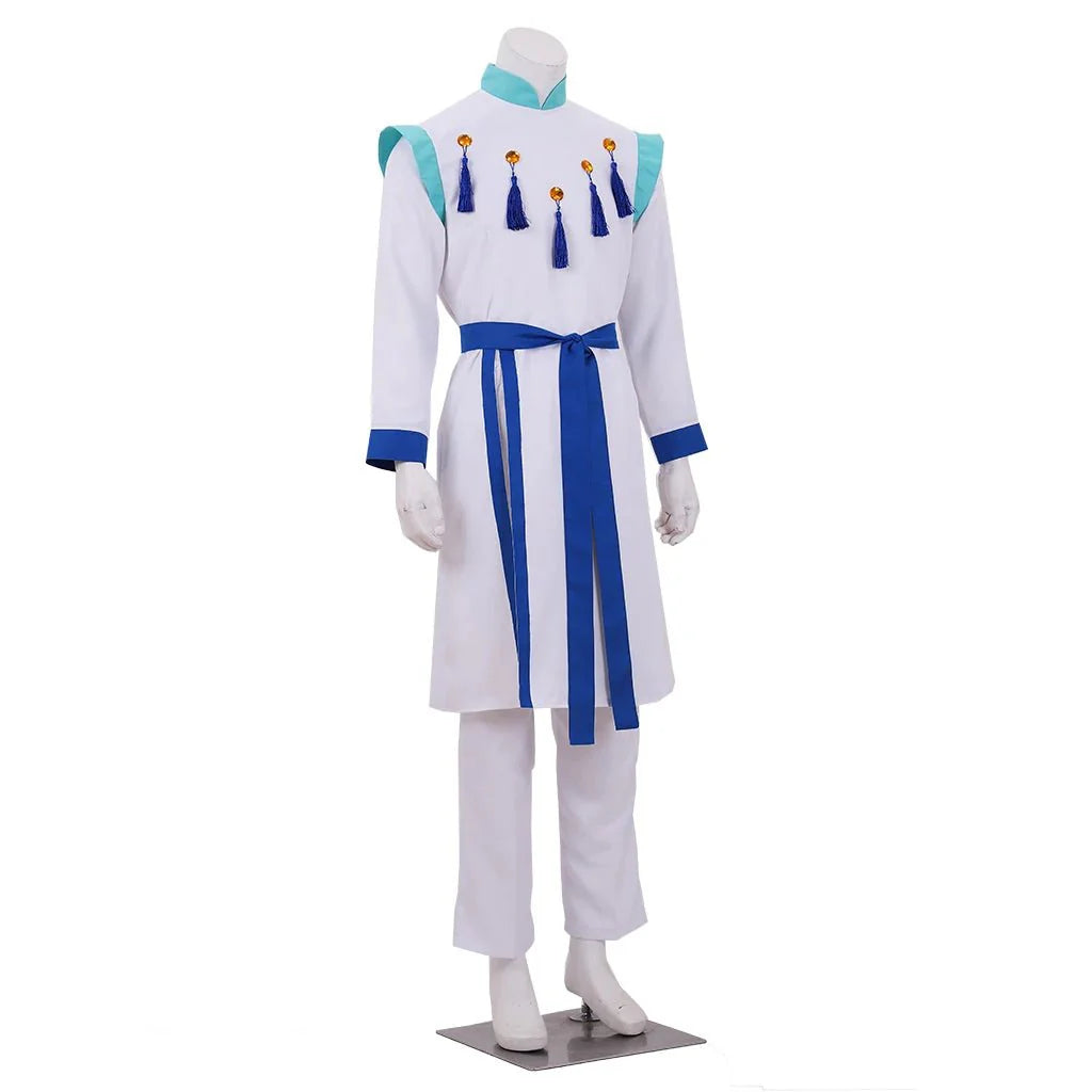 Astricos Anime Cosplay Prince Costume Men - Helios White Priest Uniform for Halloween Carnival Parties - Astricos