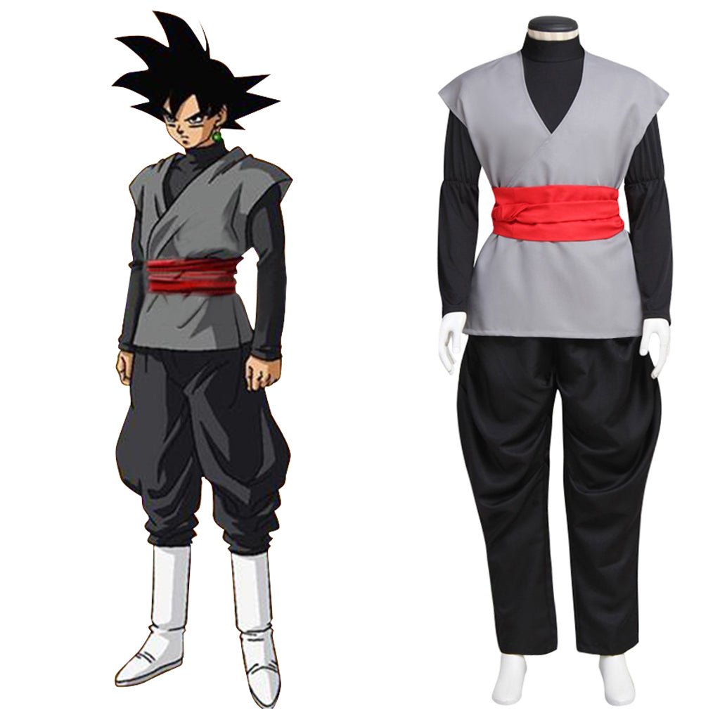 Astricos Anime Dragon Ball Super Son Goku, Black Kai Zamasu, Merged Potara Uniform Cosplay Costume - Astricos