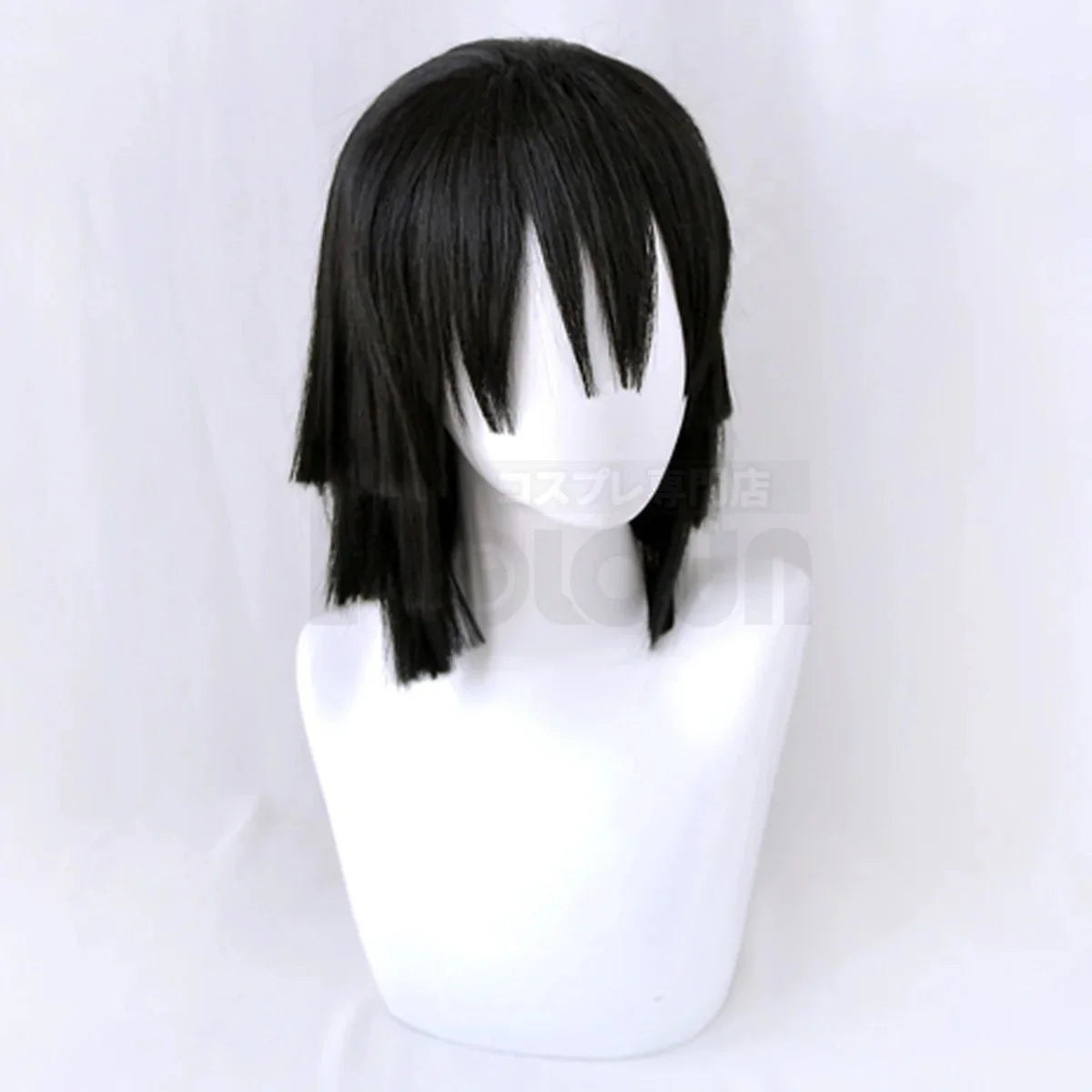 Astricos Iguro Obanai Cosplay Wig - High-Quality Synthetic Fiber with Adjustable Cap for Anime Events - Astricos