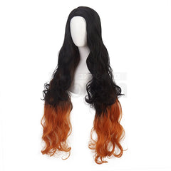 Astricos Nezuko Kamado Cosplay Wig - Heat Resistant Synthetic Fiber with Adjustable Cap for Halloween and Anime Events - Astricos