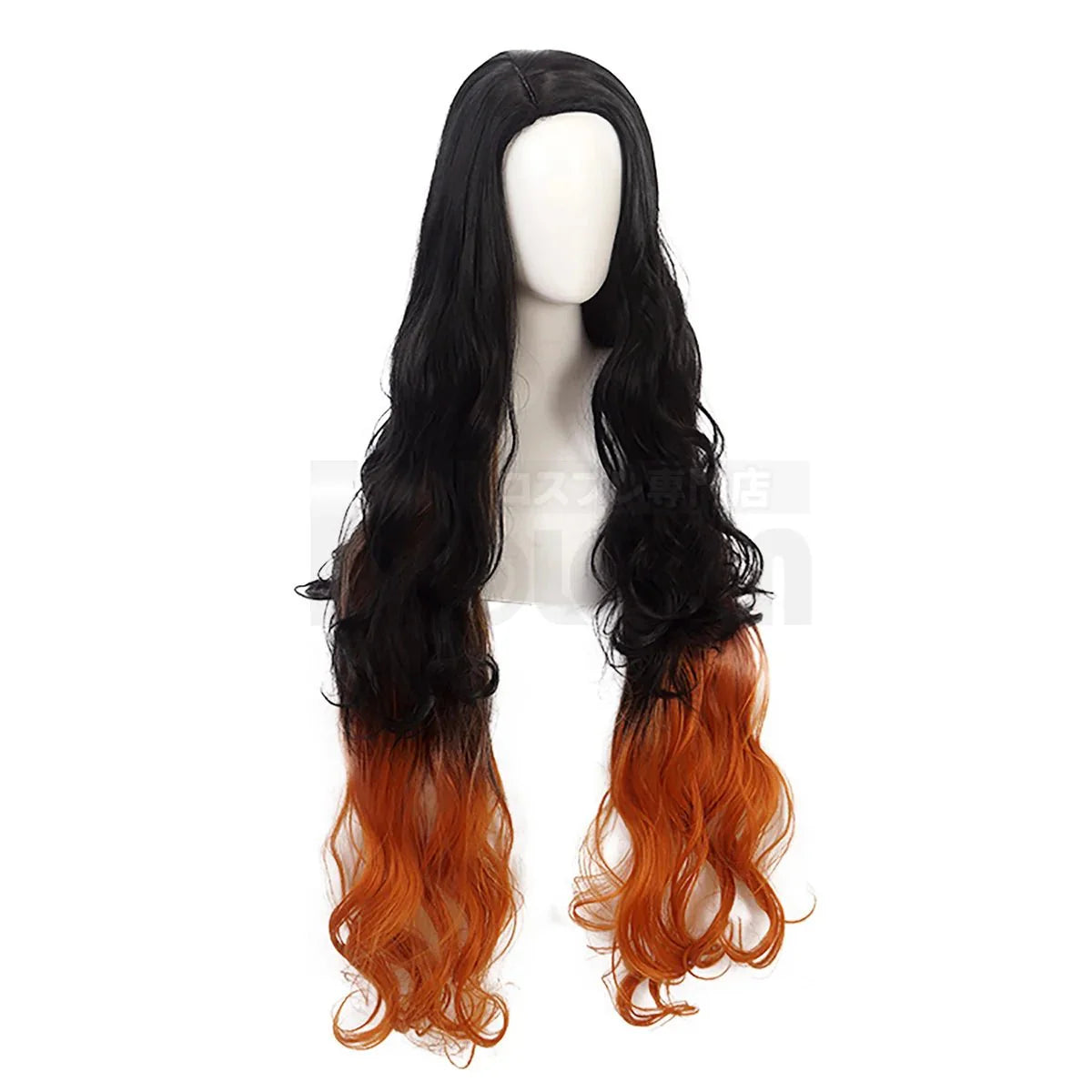 Astricos Nezuko Kamado Cosplay Wig - Heat Resistant Synthetic Fiber with Adjustable Cap for Halloween and Anime Events - Astricos