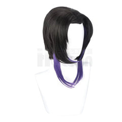 Astricos Kochou Shinobu Cosplay Wig - Purple Synthetic Fiber with Adjustable Cap for Halloween & Christmas - Astricos