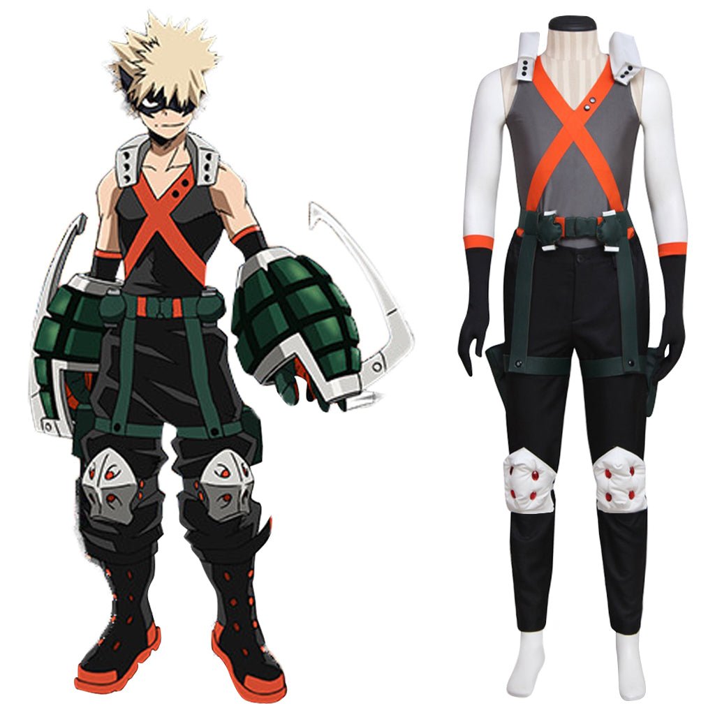 Astricos Katsuki Bakugo Cosplay Costume for Men - Embody the Explosive Hero - Astricos