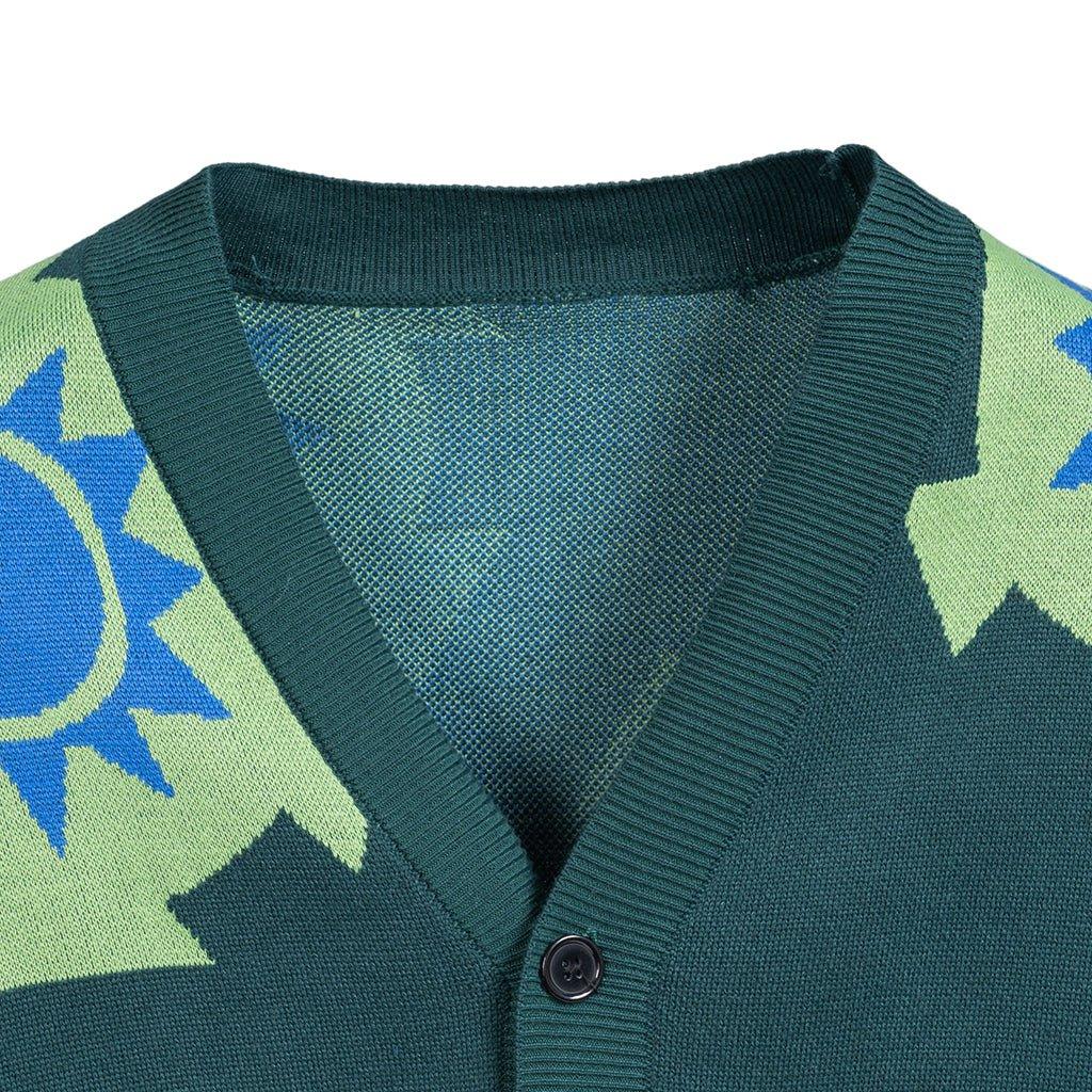 Astricos Roronoa Zoro Cosplay Costume | Green Kimono Sweater | Unisex Knitted Cardigan for Anime Fans - Astricos