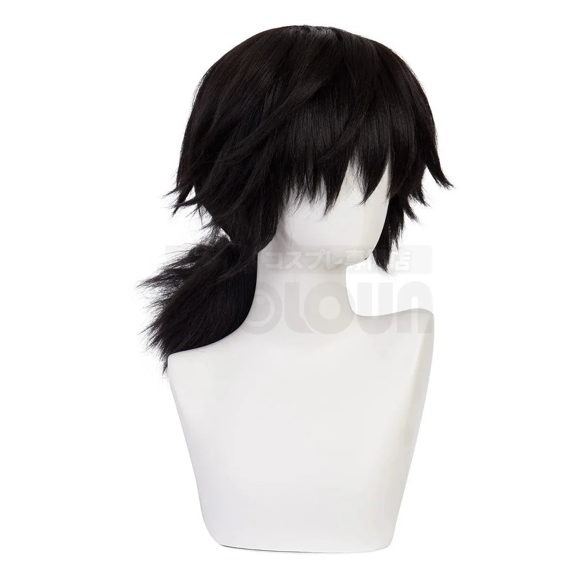 Astricos Tomioka Giyuu Cosplay Wig - Premium Synthetic Fiber with Adjustable Cap for Halloween - Astricos