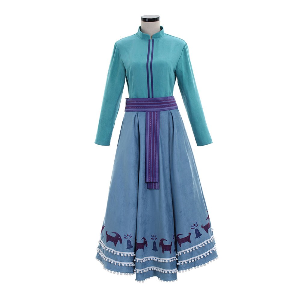 Astricos Anna Cosplay Costume | Women's Shirt, Skirt, and Coat Suit for Halloween & Disney Events - Astricos