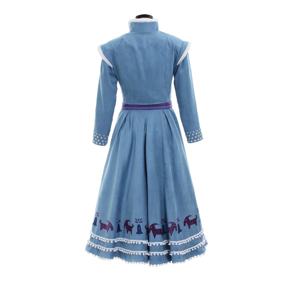 Astricos Anna Cosplay Costume | Women's Shirt, Skirt, and Coat Suit for Halloween & Disney Events - Astricos