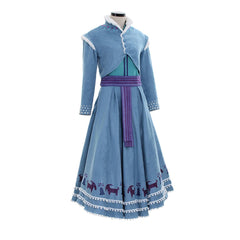 Astricos Anna Cosplay Costume | Women's Shirt, Skirt, and Coat Suit for Halloween & Disney Events - Astricos