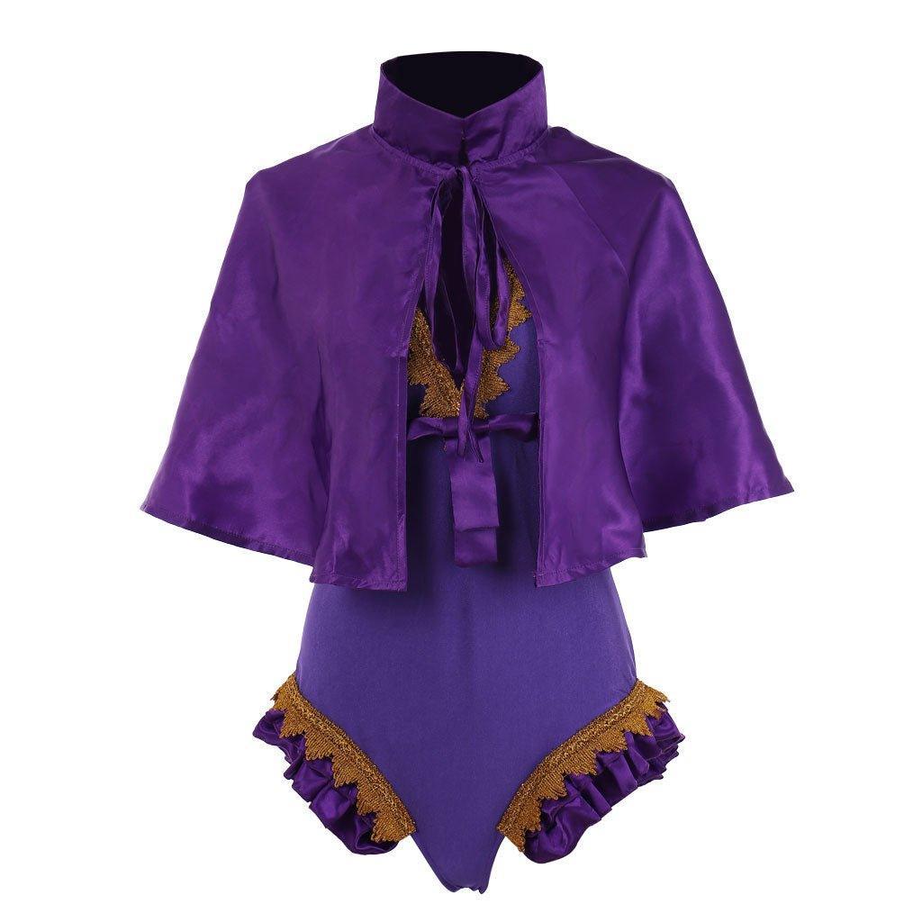 Astricos Anne Wheeler Inspired Circus Showman Costume - Women's Zendaya Style Bodysuit Cape Suit - Astricos