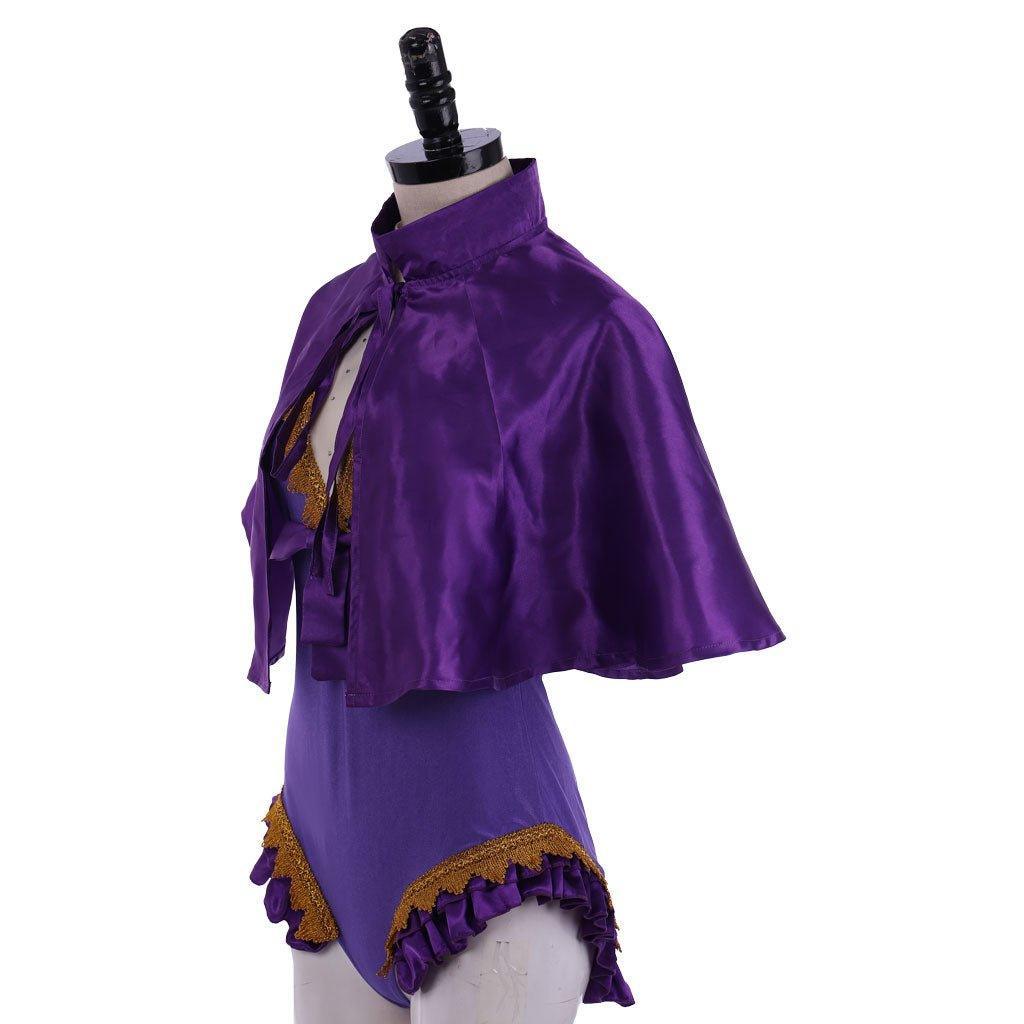 Astricos Anne Wheeler Inspired Circus Showman Costume - Women's Zendaya Style Bodysuit Cape Suit - Astricos