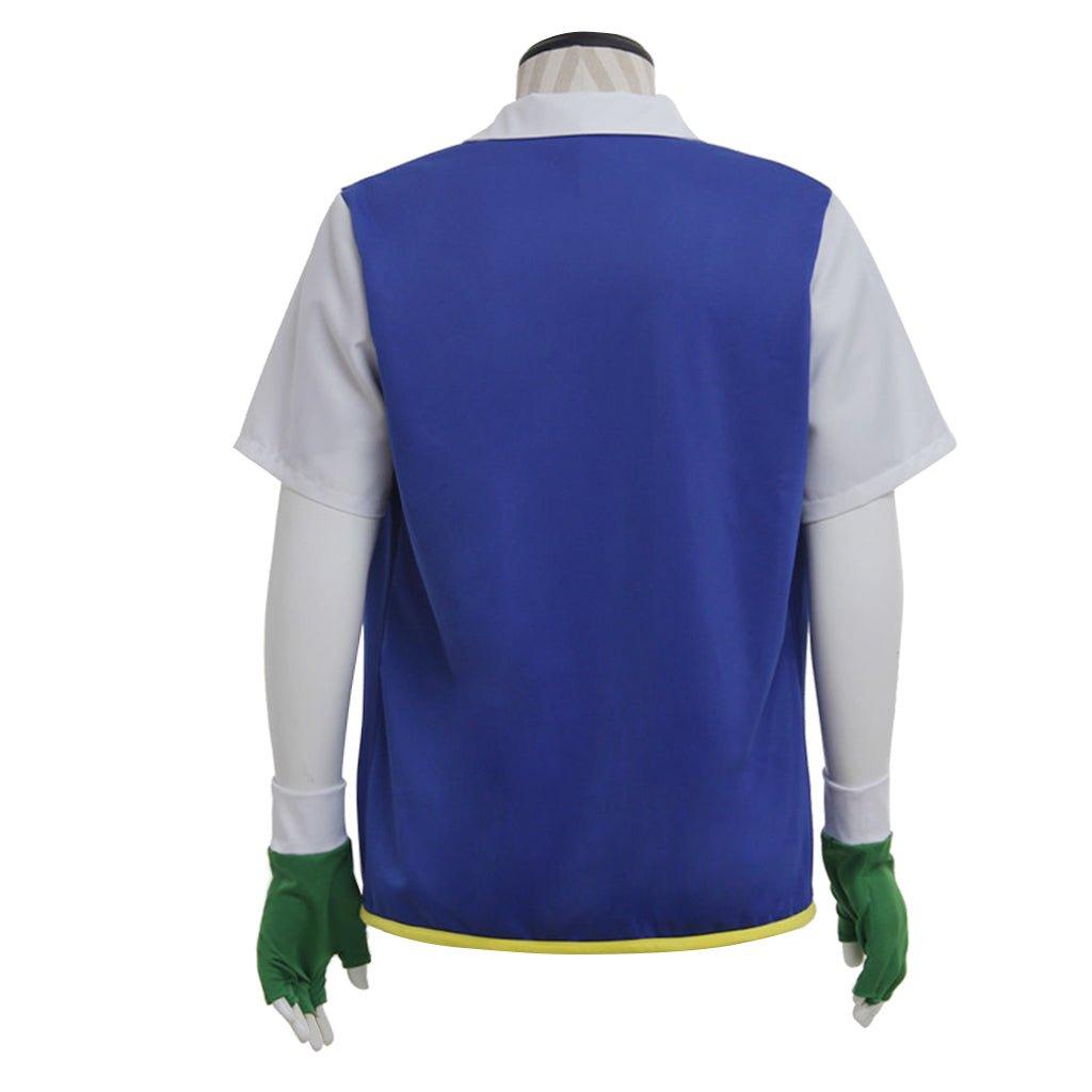 Astricos Ash Ketchum Pokemon Blue and White Jacket - Iconic Anime Cosplay Outfit - Astricos