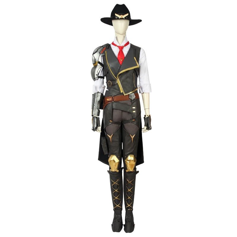 Astricos Ashe Elizabeth Caledonia Overwatch Cosplay Costume - Halloween Carnival Ready - Astricos