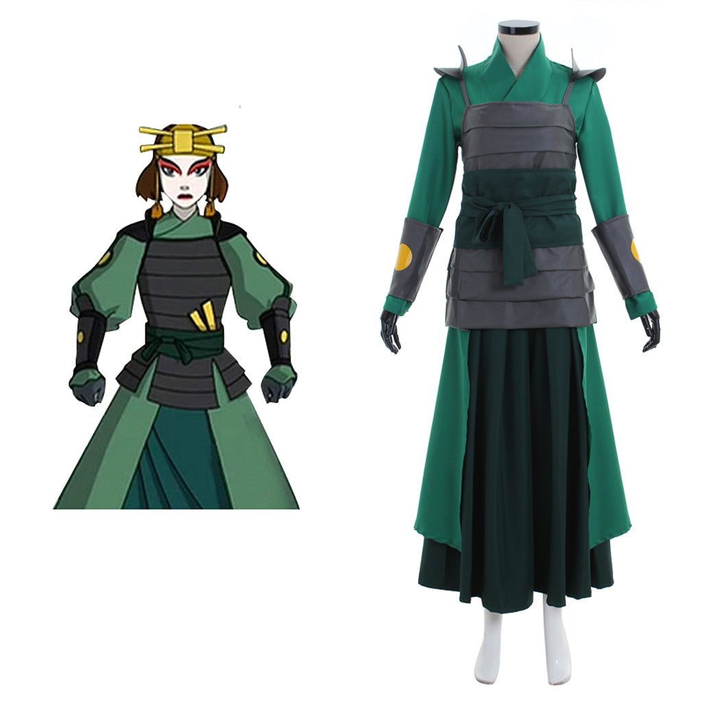 Astricos Kyoshi Warrior Cosplay Costume - Embody the Spirit of Avatar: The Last Airbender - Astricos