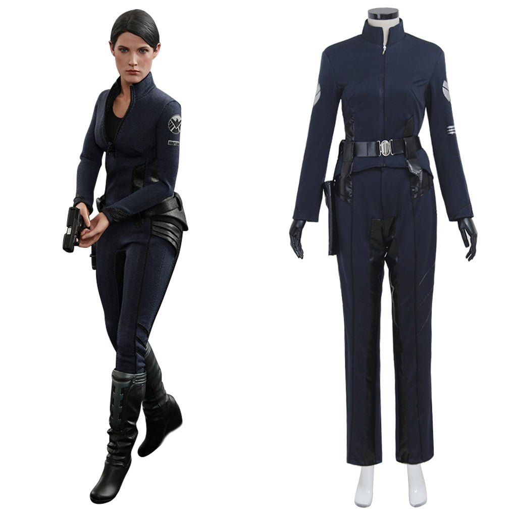 Astricos Avengers Maria Hill Cosplay Costume - Adult Deputy Director Uniform - Astricos