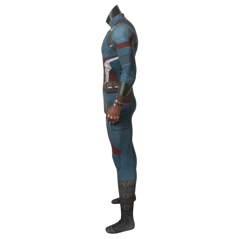 Astricos Avengers Infinity War Captain America Cosplay Jumpsuit Costume - Astricos