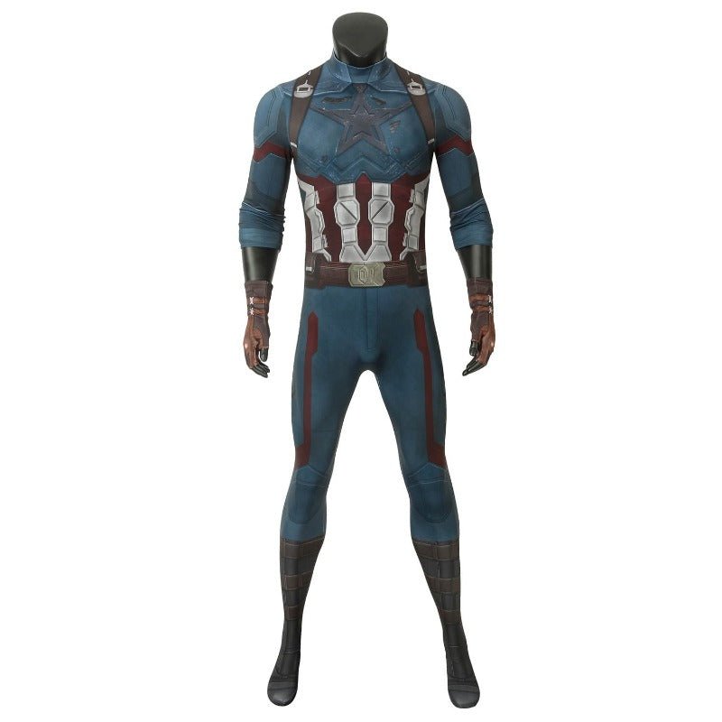 Astricos Avengers Infinity War Captain America Cosplay Jumpsuit Costume - Astricos